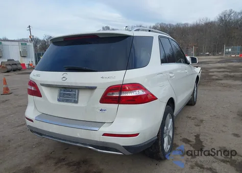 2013 Mercedes-Benz Ml 350 4Matic from USA, damaged, VIN 4JGDA5HB1DA218851
